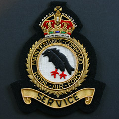 RAF Maintenance Cmd Wire Blazer Badge